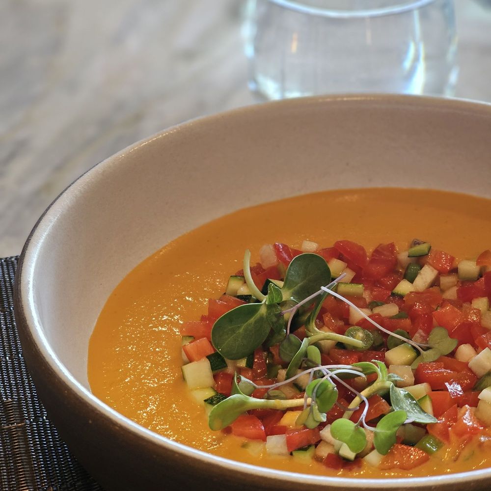 Red pepper gazpacho
