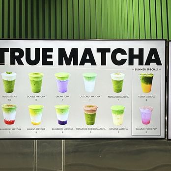 True Matcha - Drink menu - Coffee & Tea Near Me - Las Vegas, Nevada