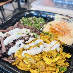 Shawarma Guys - Wagyu beef and chicken shawarma plate