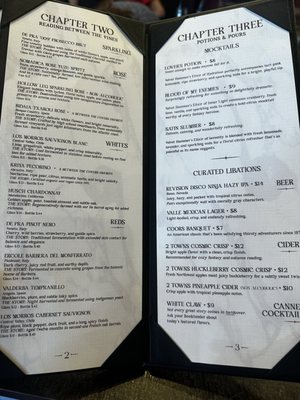 Menu photo 2 Between the Covers Book Bar Reno, NV Menu photo 2 Between the Covers Book Bar Reno, NV