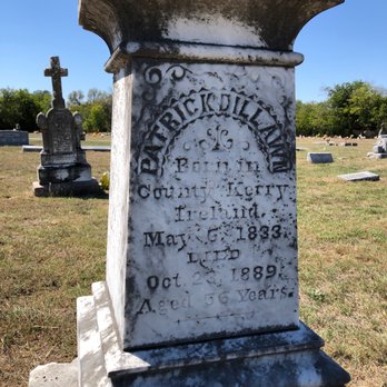 St. Mary's Catholic cemetery - Irish immigrant lived 56 years. - Funeral Services & Cemeteries Near Me - Taylor, Texas St. Mary's Catholic cemetery - Irish immigrant lived 56 years. - Funeral Services & Cemeteries Near Me - Taylor, Texas