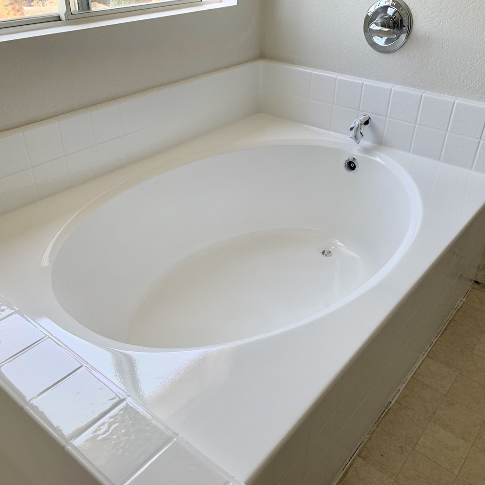 J Lopez Reglazing - Bathtub with reglazing - Refinishing Services Near Me
