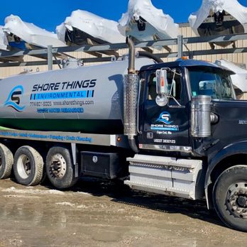 Shore Things Environmental - Shore Things Environmental septic truck at a boat yard - Septic Services Near Me - Harwich, Massachusetts Shore Things Environmental - Shore Things Environmental septic truck at a boat yard - Septic Services Near Me - Harwich, Massachusetts