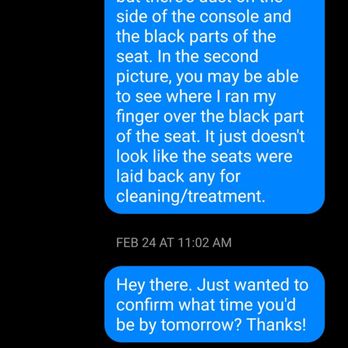 Triple S Auto Detailing - Owner advised he would come back to finish the job. Was able to finally contact by phone. Never showed for scheduled time. - Auto Detailing Near Me