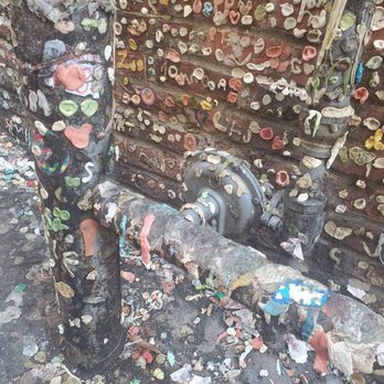 The Gum Wall - Even on the pipes - Local Flavor Near Me - Seattle, Washington The Gum Wall - Even on the pipes - Local Flavor Near Me - Seattle, Washington