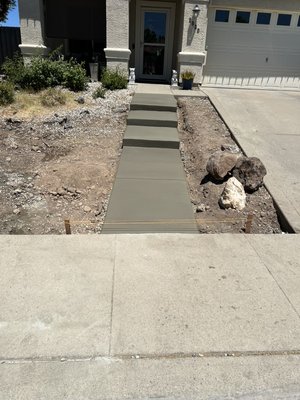 Residential Hardscape with Plants, Terrain, Bark - I have over 10 years of experience, family owned and operated business, and I look forward to working with you on your new Landscape project!