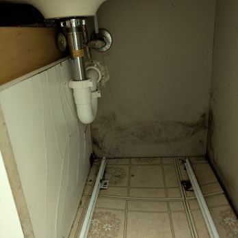 Kings Point - Black mold in bathroom smells bad - Delray Beach, Florida