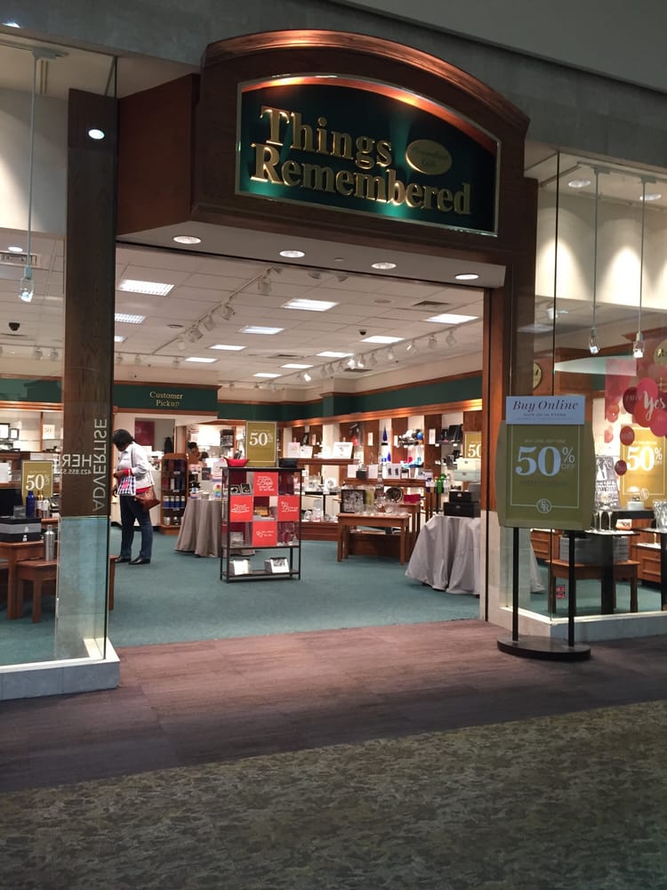 THINGS REMEMBERED Gift Shops 2100 Hamilton Place Blvd, Chattanooga
