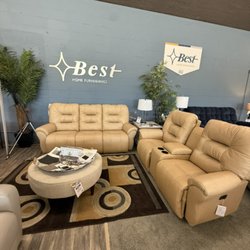 Roberts Furniture & Mattress - Power leather sofa and loveseat American made