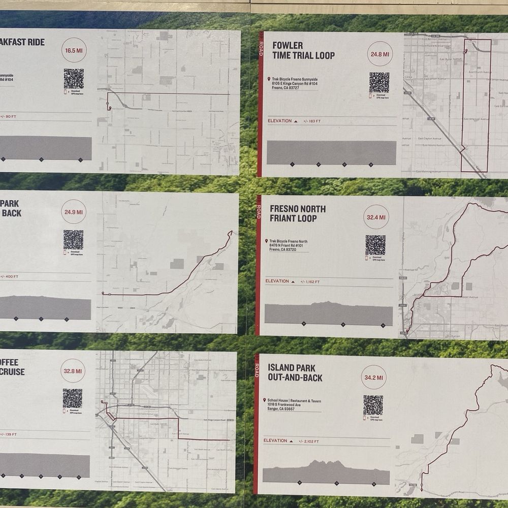 Trek Bicycle Fresno - Road biking trails - Bikes Near Me - Fresno, California