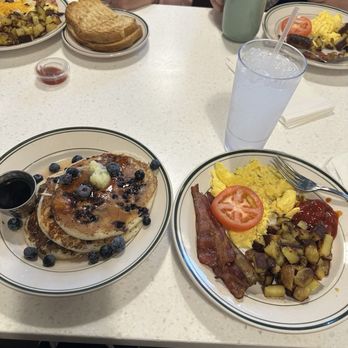 Village Cafe - Blueberry lemon pancake special. - American Near Me - Long Beach, California Village Cafe - Blueberry lemon pancake special. - American Near Me - Long Beach, California