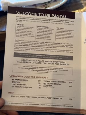 Be Pasta by null