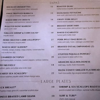 The One Tapas & Bar - Menu - Tapas/Small Plates Near Me - Matthews, North Carolina
