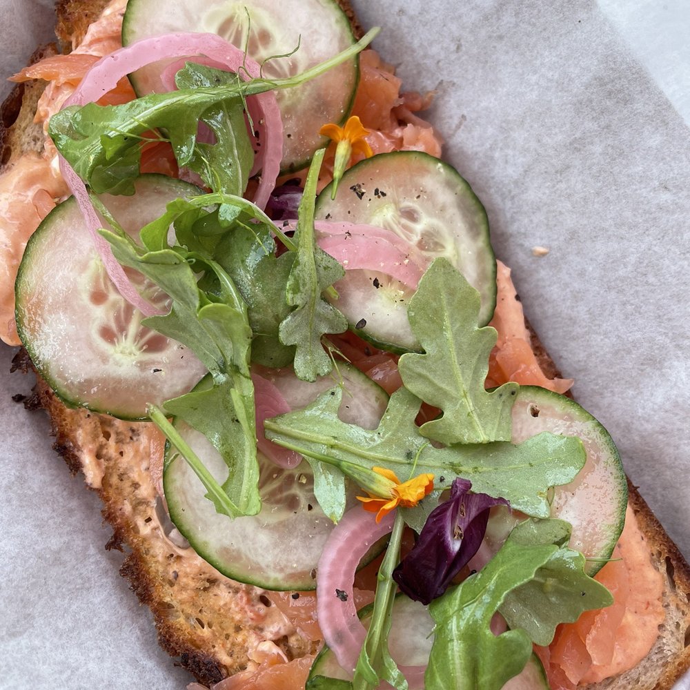 Terrestrial Brewing - Smoked salmon toast - Breweries Near Me - Cleveland, Ohio Terrestrial Brewing - Smoked salmon toast - Breweries Near Me - Cleveland, Ohio