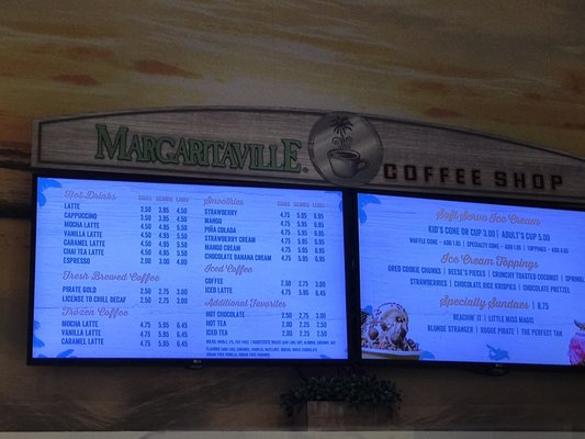 Menu photo 2 Margaritaville Coffee Shop Hollywood, FL Menu photo 2 Margaritaville Coffee Shop Hollywood, FL