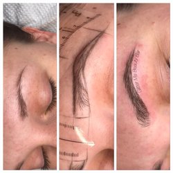 Glitter Me Beauty Bar - Microblading before and after