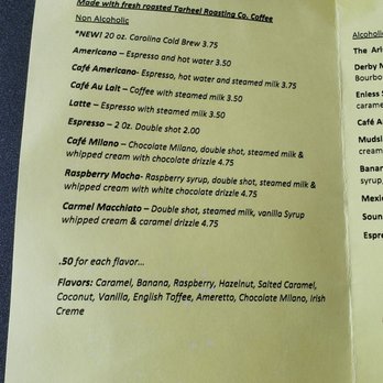 Nags Head Cafe - Drinks and more Menu Summer 2019 - page 1 - American Near Me - Nags Head, North Carolina