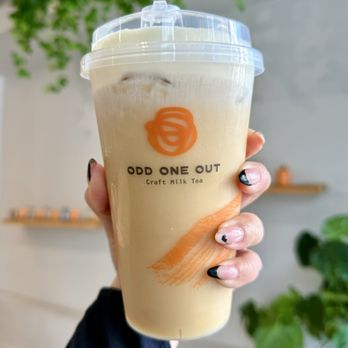 Odd One Out - TW '22 Champion Milk Tea with Oat Milk - Coffee & Tea Near Me - Los Angeles, California Odd One Out - TW '22 Champion Milk Tea with Oat Milk - Coffee & Tea Near Me - Los Angeles, California