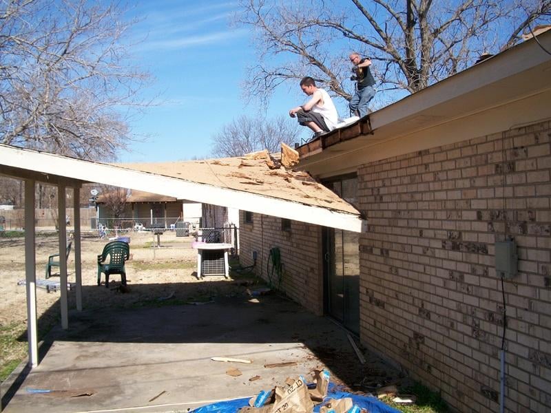 Slide of Watertight Roofing and Construction