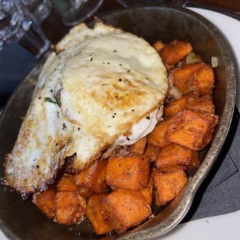 Sundown at Granada - Skillet Brisket Hash & Eggs - New American Near Me - Dallas, Texas Sundown at Granada - Skillet Brisket Hash & Eggs - New American Near Me - Dallas, Texas