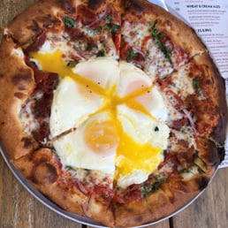 Runny Egg Pizza Runny Egg Pizza