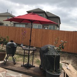 Round Rock Landscape Supplies - Built a deck on the end for my grills.