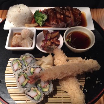 Ooka Japanese Restaurant - Steak with tempura and California roll - Japanese Near Me - Riverside, California