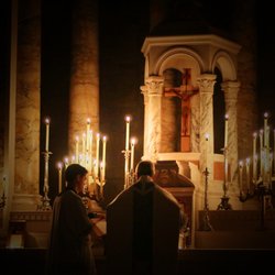 St. Eugene's Cathedral - Rorate Mass, an Advent tradition