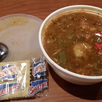 Kravers Seafood - Daphne - Gumbo (why serve it in a Styrofoam container for eat-in?) - Seafood Near Me - Daphne, Alabama Kravers Seafood - Daphne - Gumbo (why serve it in a Styrofoam container for eat-in?) - Seafood Near Me - Daphne, Alabama