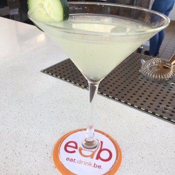 E.D.B - Cucumber martini made with titos - New American Near Me - Burbank, California