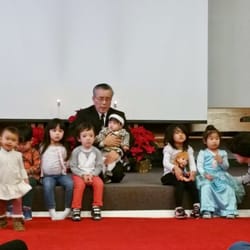 Clarksville Korean Church - Christ United Methodist Church - Pastor's blessing for Sunday School children