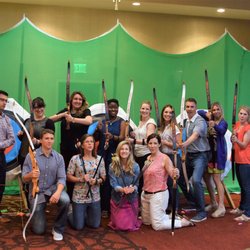 On the Mark Archery - Archery at the Courtyard by Marriott Hotel - Corporate Team Building Event!