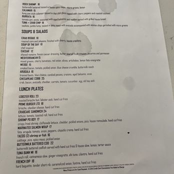 Off the Hook - Menu - Seafood Near Me - Bethany Beach, Delaware