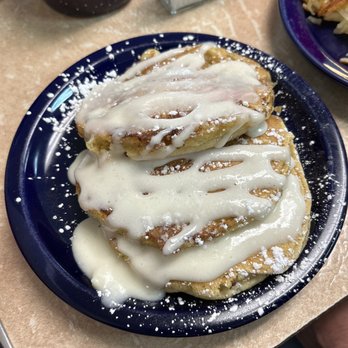 Darcy's Cafe - Cinnamon roll pancakes - Breakfast & Brunch Near Me - Grand Forks, North Dakota