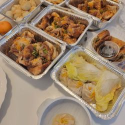 Liu's Shanghai - All the fried wontons, scallop soup dumplings and scallion pancake takeout even after the meal.