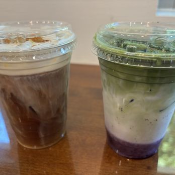 Camp Cove - Coffee and Blueberry Matcha - Cafes Near Me - Sacramento, California Camp Cove - Coffee and Blueberry Matcha - Cafes Near Me - Sacramento, California