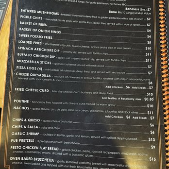 Spookhill Bar And Grill - Menu 8 - American Near Me - Adams Center, New York