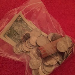 Ironwood State Prison - You'll need lots of quarters but you can also take 5 dollar bills and use the change machine inside