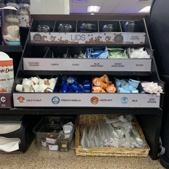 Circle K - Circle K coffee station: categorized, labeled - Convenience Stores Near Me - Hanover, New Hampshire