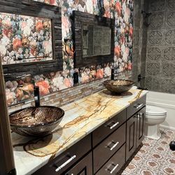 Legends Kitchen & Bath - Blue Roma countertops