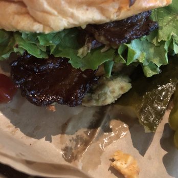 Hops Burger Bar - Jalapeño bacon on the diablo burger - Burgers Near Me - Greensboro, North Carolina