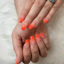 "Ombré manicure. Always so happy with their work.
