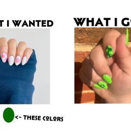 The left is what my request was, the right is what I got. As you can see it's very accurate and cute The left is what my request was, the right is what I got. As you can see it's very accurate and cute