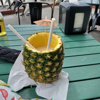 The Taco Joint - Amazing pina colada in a pineapple - Tacos Near Me - Hollywood, Florida The Taco Joint - Amazing pina colada in a pineapple - Tacos Near Me - Hollywood, Florida