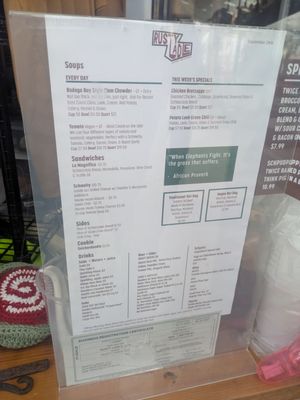 Menu photo 1 Rusty Ladle San Francisco, CA Menu photo 1 Rusty Ladle San Francisco, CA