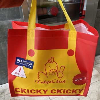 Tokyo Chick - They gave me a cute reusable bag! I appreciate it so much, since I'm taking a train home. - Chicken Wings Near Me - Pasadena, California Tokyo Chick - They gave me a cute reusable bag! I appreciate it so much, since I'm taking a train home. - Chicken Wings Near Me - Pasadena, California