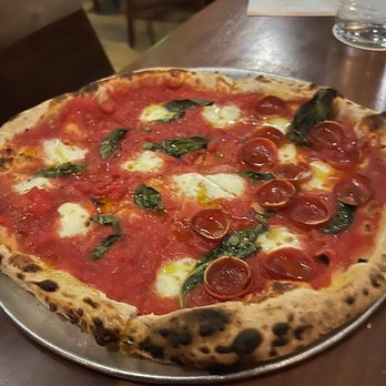 Young Joni - Margherita Pizza--Half Pepperoni - Pizza Near Me - Minneapolis, Minnesota