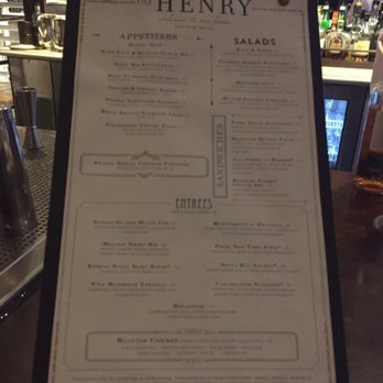 The Henry - Great menu. Tried the ginger cod! - New American Near Me - Phoenix, Arizona The Henry - Great menu. Tried the ginger cod! - New American Near Me - Phoenix, Arizona