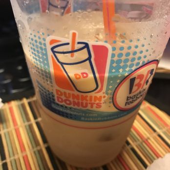 Dunkin' -  a drink in a plastic cup - Donuts Near Me - Eustis, Florida