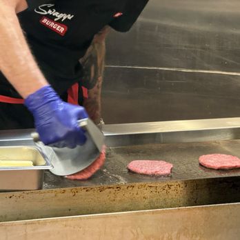 Swagyu Burger - Smashing my burger. - Burgers Near Me - San Diego, California